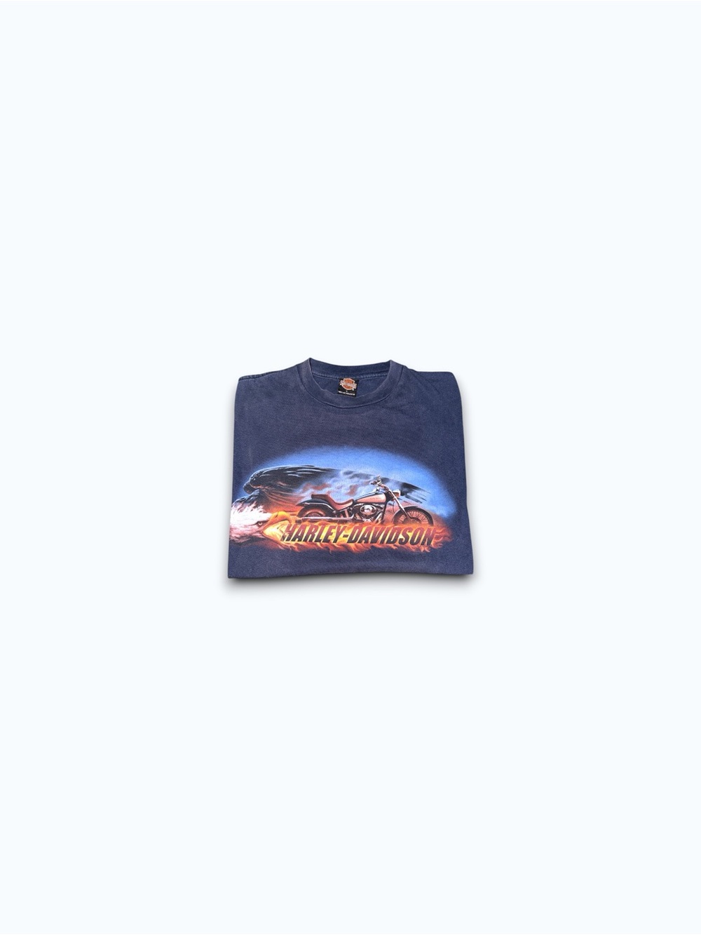 Vintage Peterson’s Harley Davidson of Miami Florida bald eagle t-shirt large